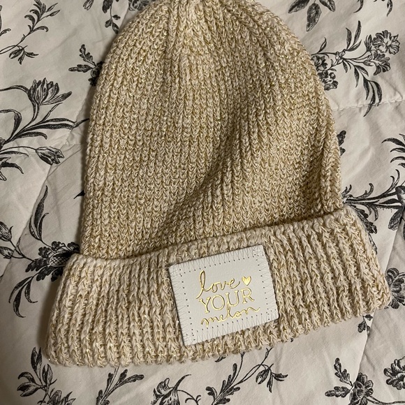 Love Your Melon Beanie Trio - Aqua, Cream, Tan - Picture 6 of 7